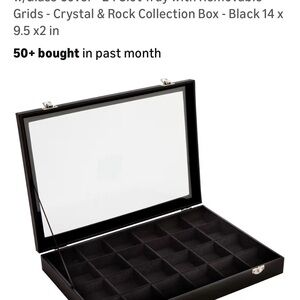 Black Jewelry Organizer Box